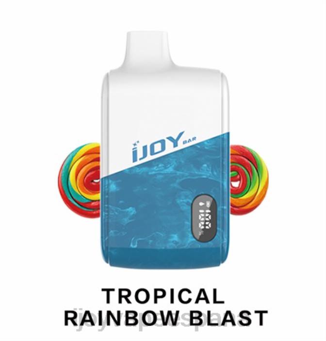 iJOY Bar IC8000 desechable N2R6197 explosión del arco iris tropical | iJOY Bar Sabores
