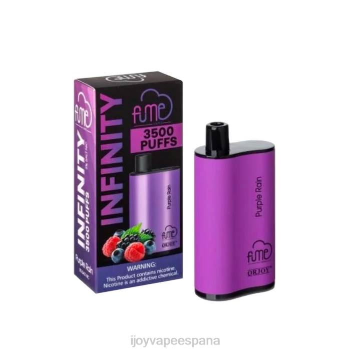 iJOY Fume Infinity desechables 3500 inhalaciones | 12ml N2R6106 lluvia púrpura | iJOY Vape Desechable