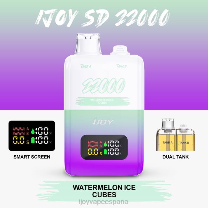 iJOY SD 22000 desechable N2R6159 cubitos de hielo de sandia | iJOY Bar Precio